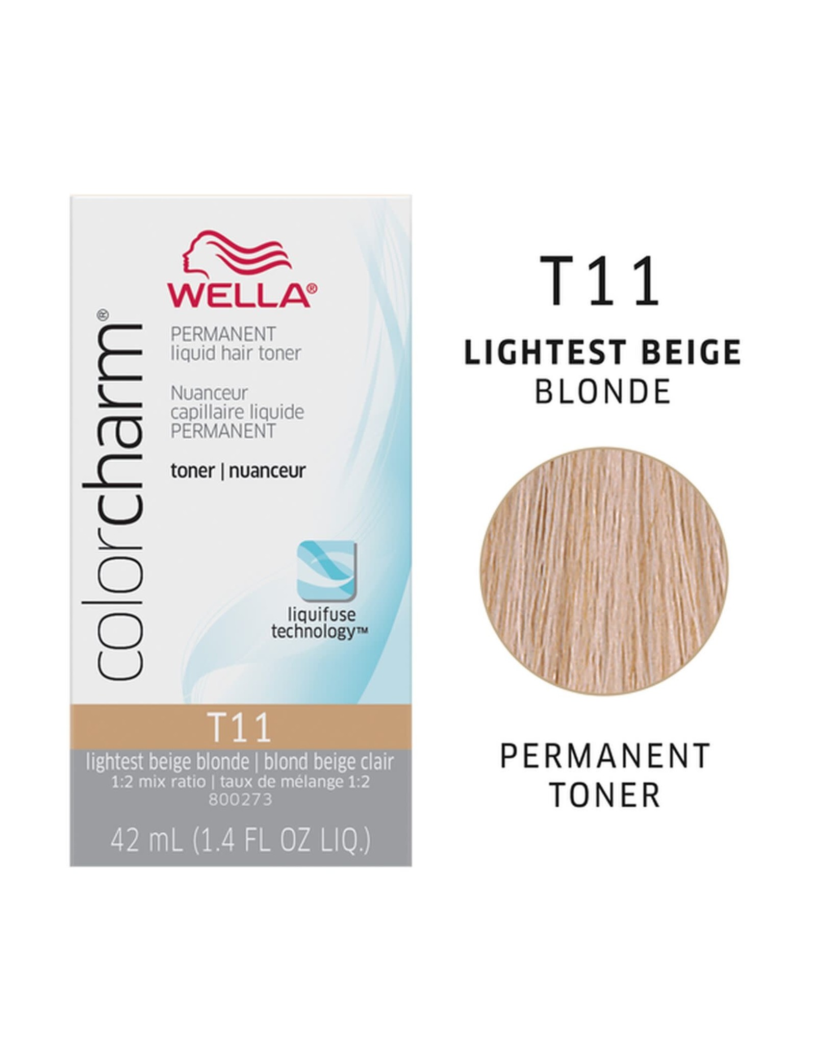 WELLA COLOR CHARM PERMANENT LIQUID HAIR TONER
