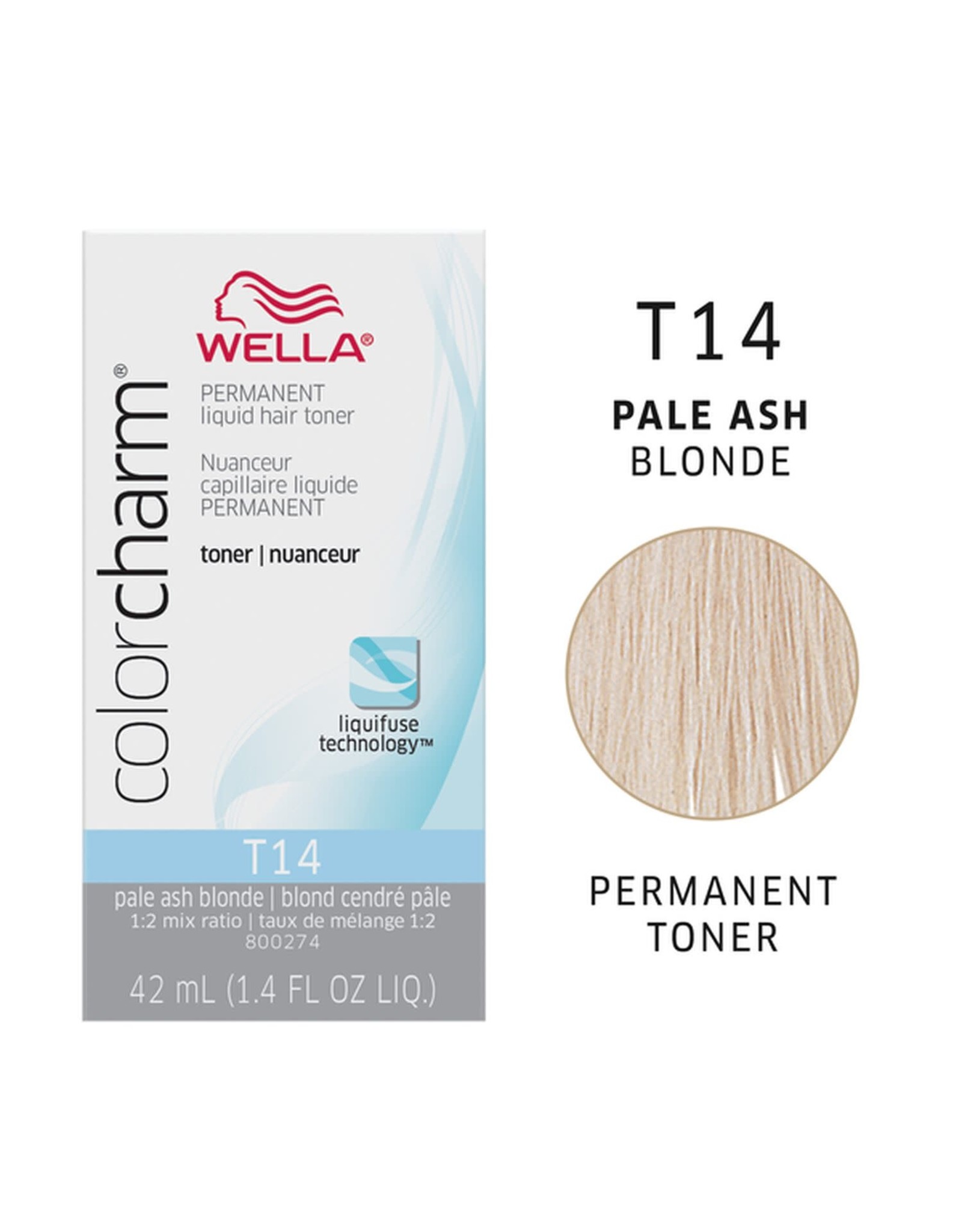 WELLA COLOR CHARM PERMANENT LIQUID HAIR TONER