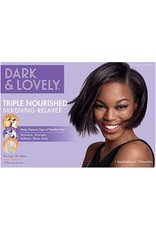 DARK & LOVELY TRIPLE NOURISHED SILKENING RELAXER KIT