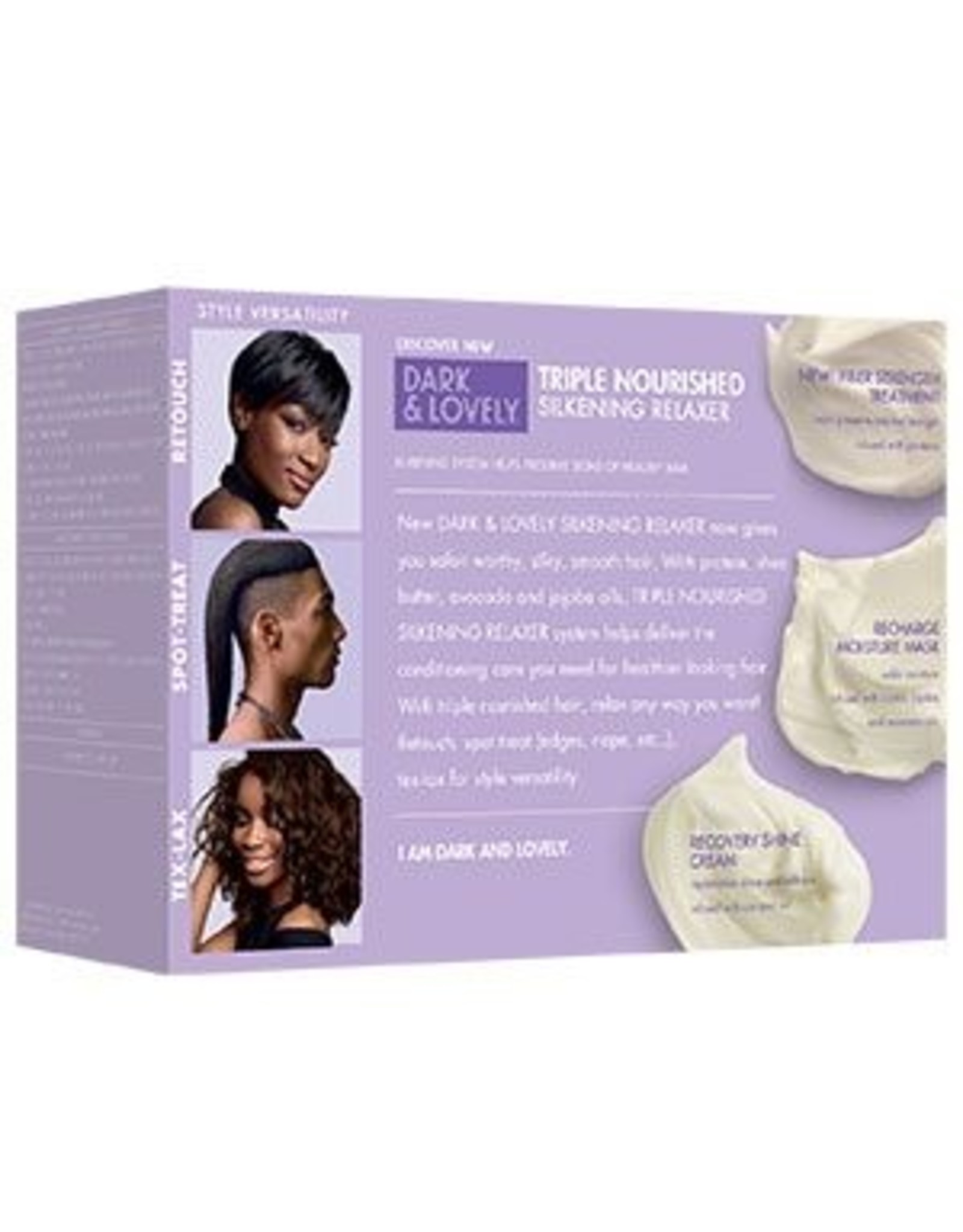 DARK & LOVELY TRIPLE NOURISHED SILKENING RELAXER KIT