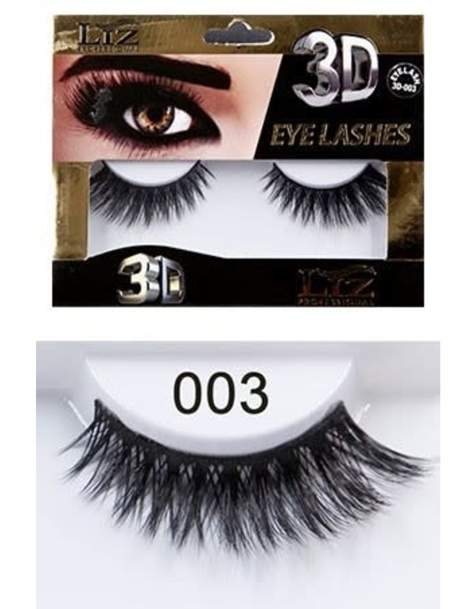 LIZ PROFESSIONAL CARE 3D EYELASHES - 3D003