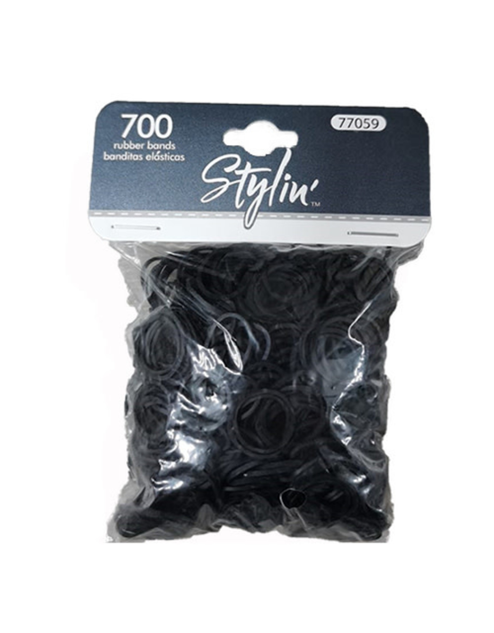 BLACK RUBBER BANDS 700PC