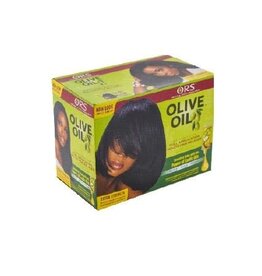 ORS OLIVE OIL NO-LYE HAIR RELAXER KIT - FULL APPLICATION