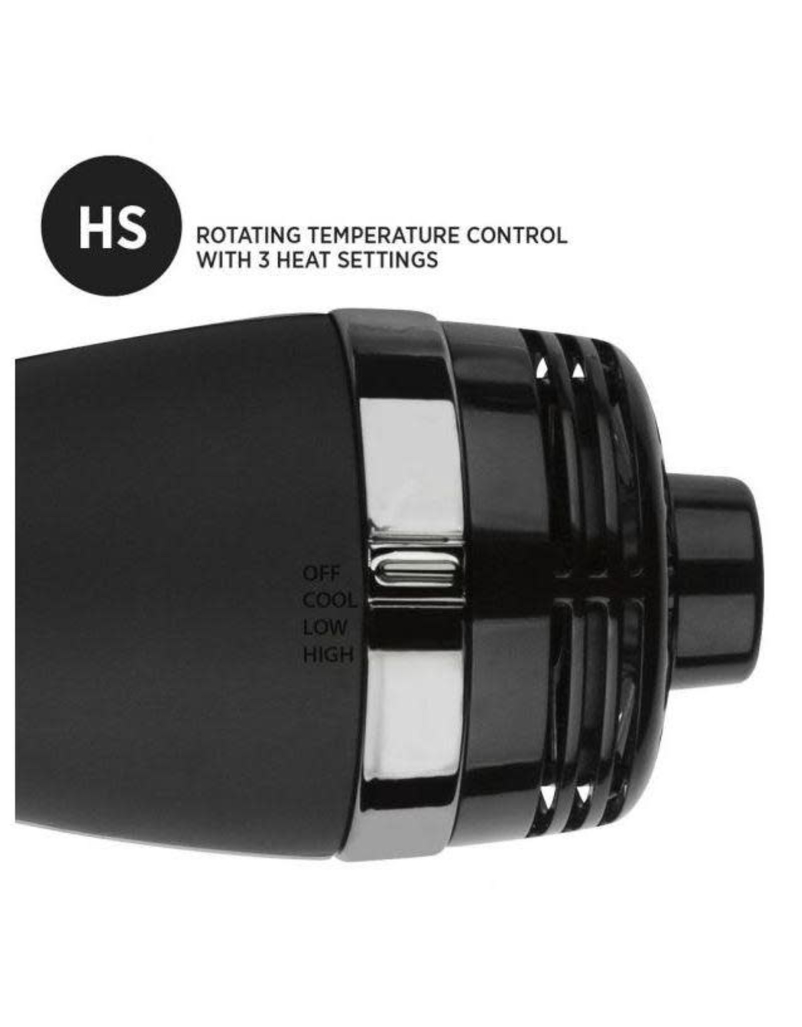 HOT TOOLS BLACK GOLD ONE-STEP DETACHABLE BLOWOUT VOLUMIZER