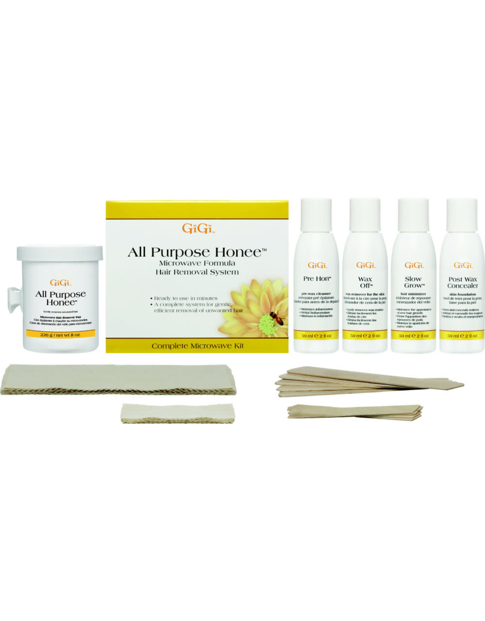 GIGI ALL PURPOSE HONEE MICROWAVE FORMULA HAIR REMOVAL SYSTEM