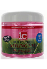 IC FANTASIA HAIR POLISHER STYLING GEL HARD TO HOLD 16OZ