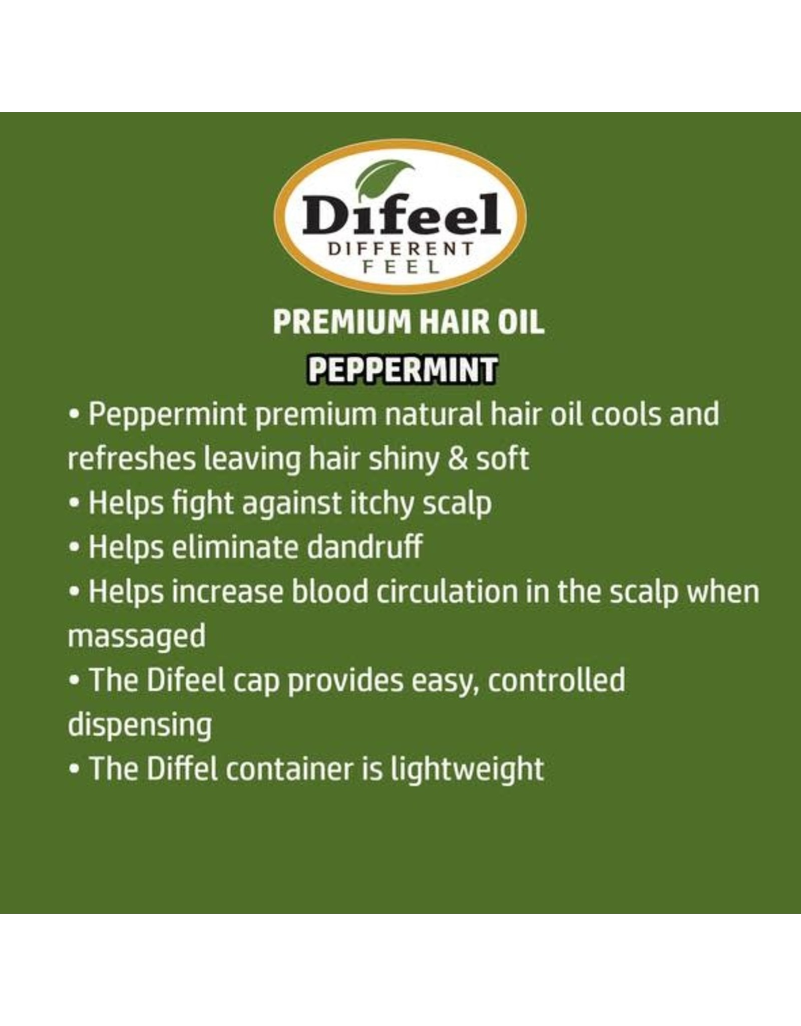 DIFEEL PEPPERMINT OIL 2.5OZ