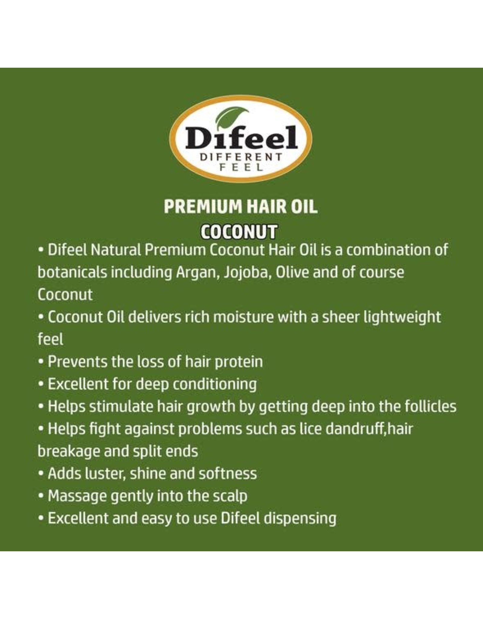 DIFEEL COCONUT OIL 2.5OZ
