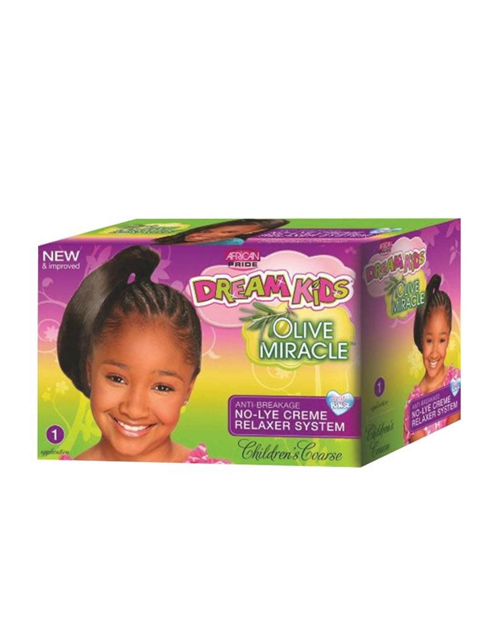 AFRICAN PRIDE DREAM KIDS OLIVE MIRACLE NO-LYE RELAXER