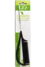 LIZ PROFESSIONAL CARE 9" NEW CARBON PIN TAIL COMB