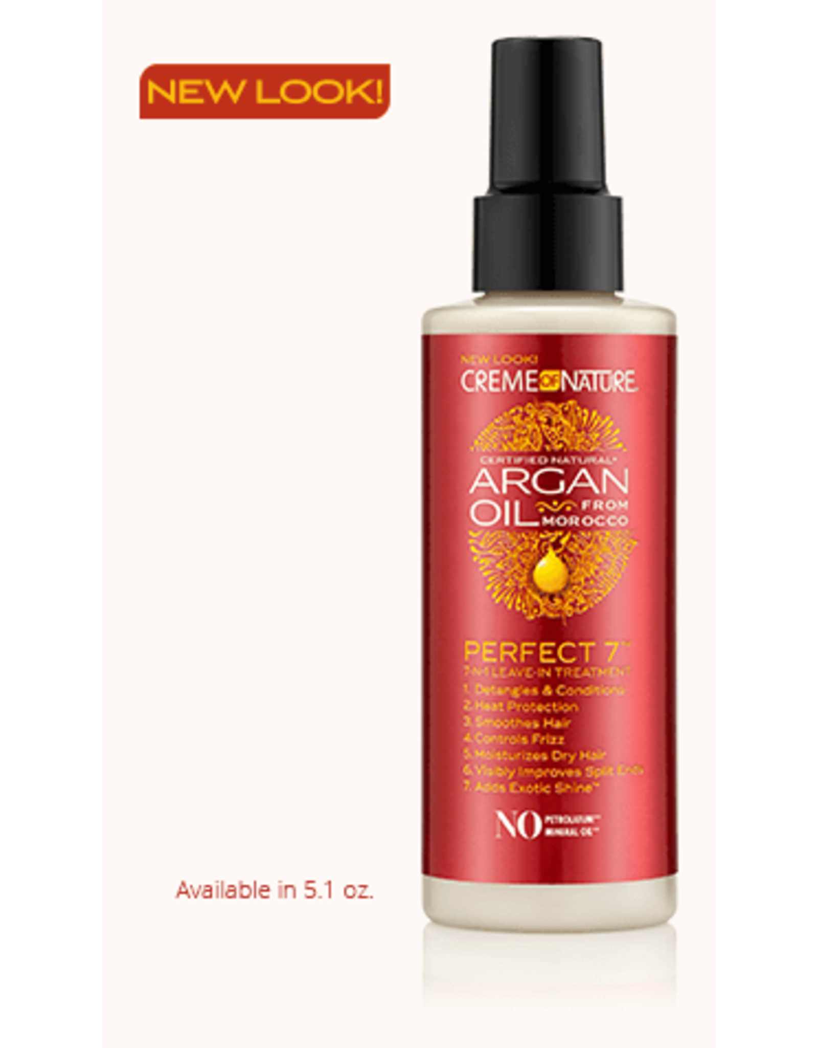 CREME OF NATURE ARGAN OIL PERFECT 7 LEAVE-IN TREATMENT 125ML
