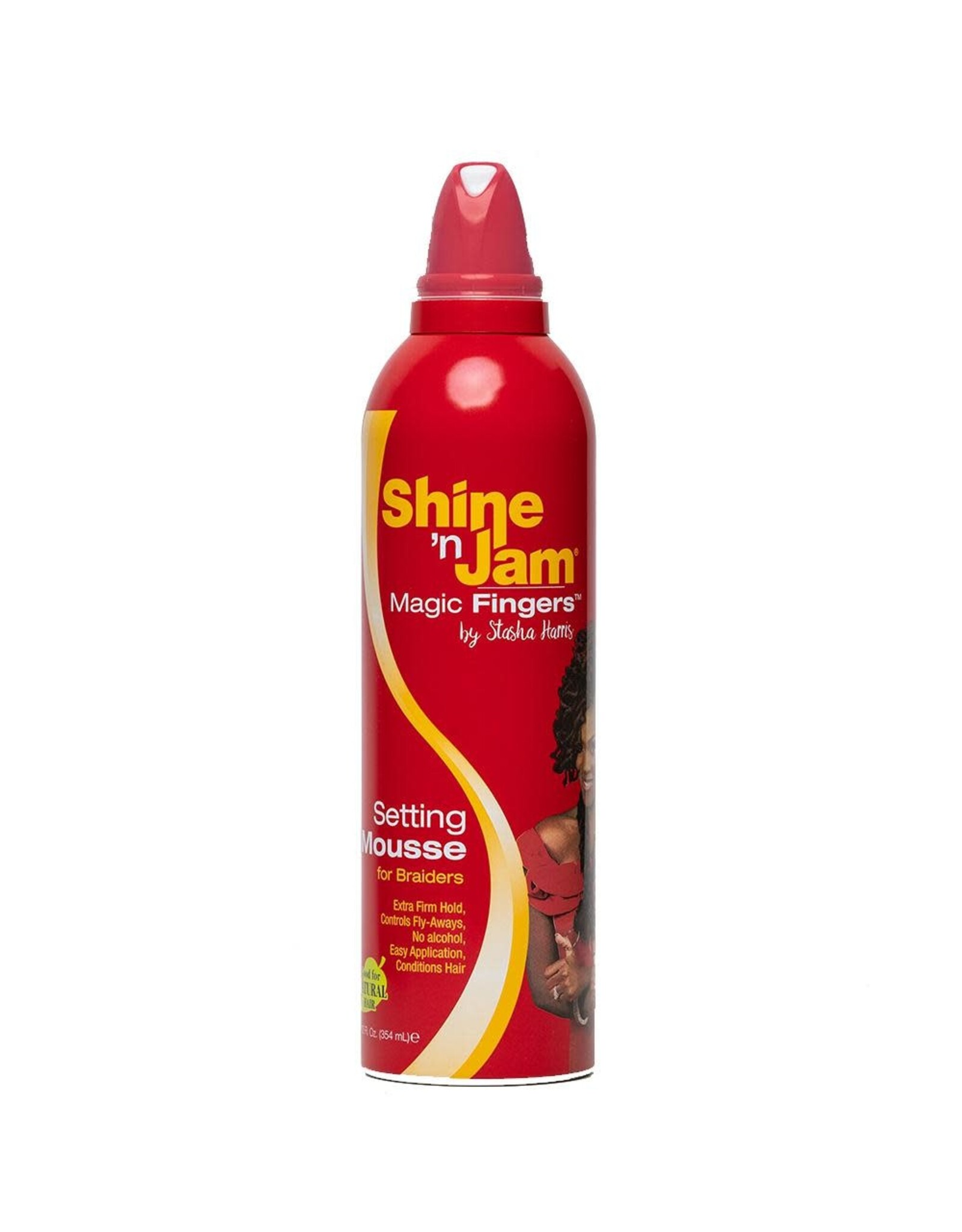 AMPRO SHINE 'N JAM MAGIC FINGERS SETTING MOUSSE 12OZ