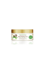 AFRICAN PRIDE MOISTURE MIRACLE ALOE & COCONUT WATER MAXIMUM HOLD EDGE STYLING WAX 6OZ