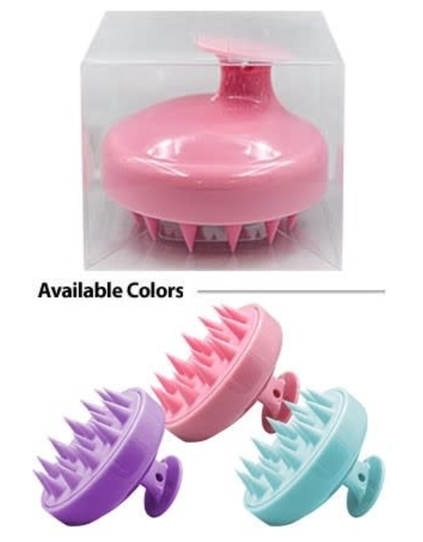 LIZ PROFESSIONAL CARE SHOWER SCALP BRUSH - BLUE