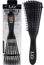 LIZ PROFESSIONAL CARE DETANGLE HAIR BRUSH - BLACK