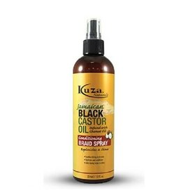 KUZA NATURALS JAMAICAN BLACK CASTOR OIL CONDITIONING BRAID SPRAY 12OZ