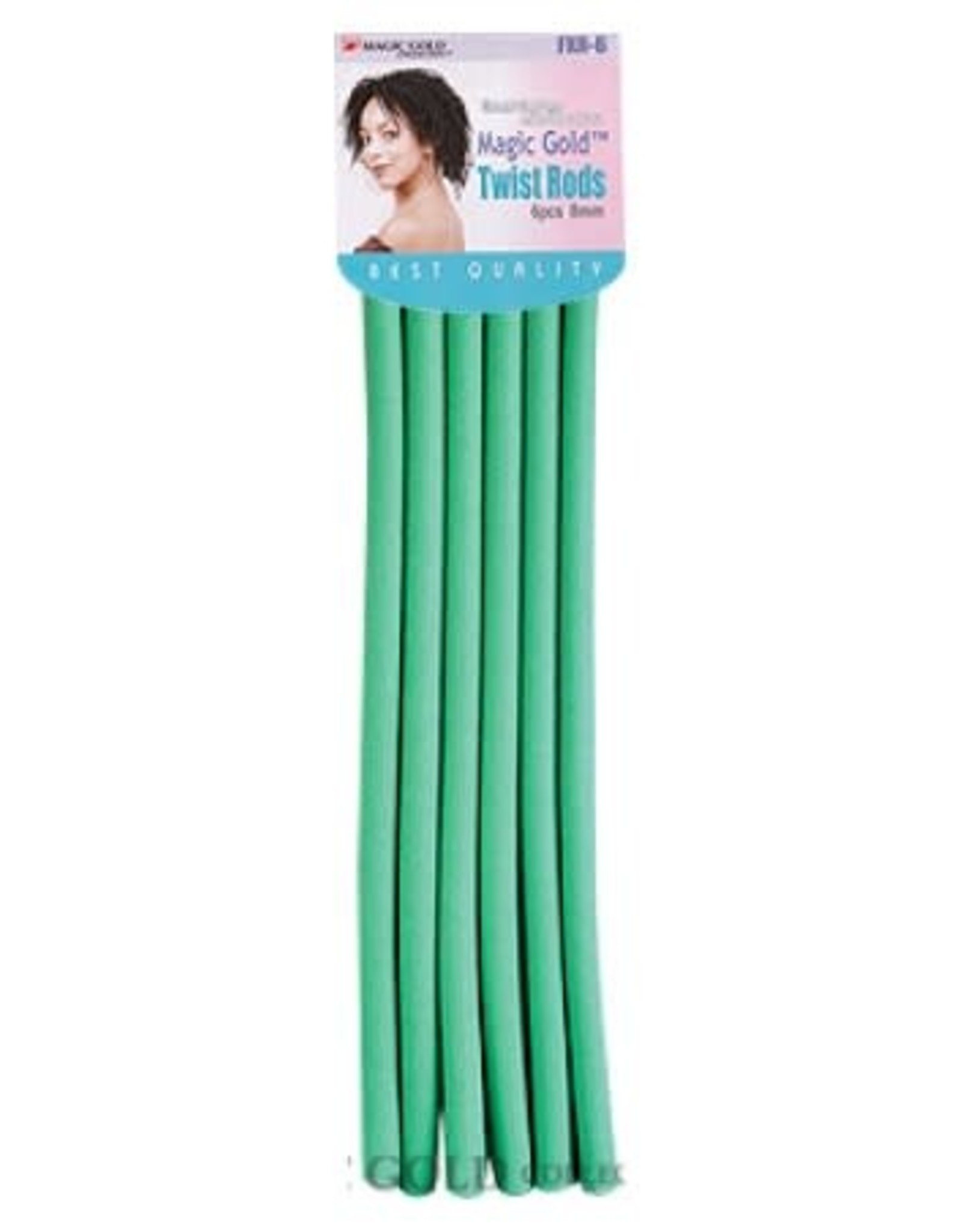 NP GROUP TWIST RODS 8MM/3/10" GREEN