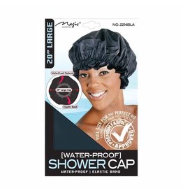 MAGIC 20" LARGE BLACK SHOWER CAP