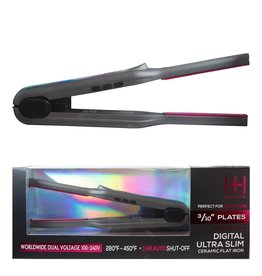 HOT & HOTTER 3/10" DIGITAL ULTRA SLIM CERAMIC FLAT IRON