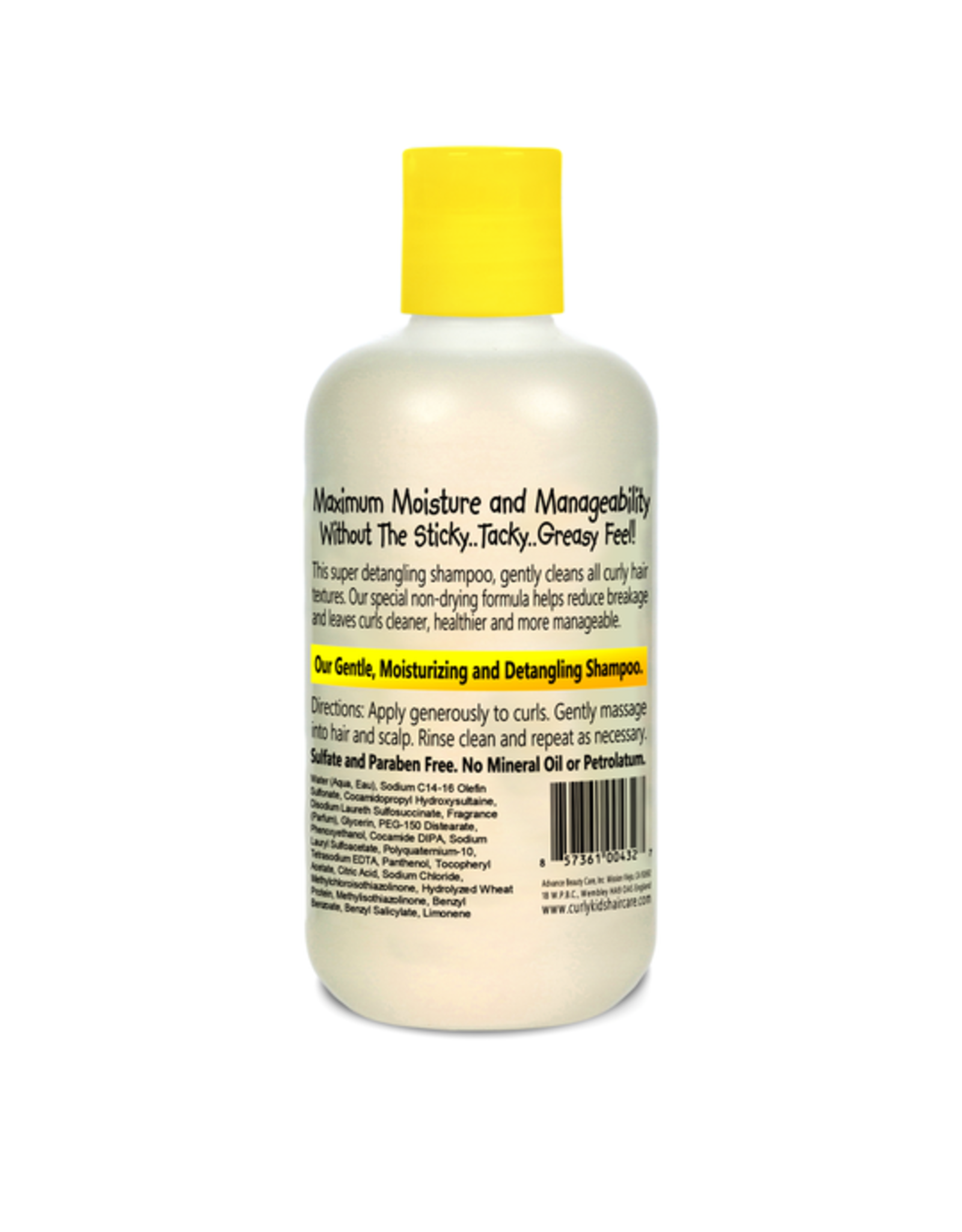 CURLY KIDS SUPER DETANGLE SHAMPOO 8OZ