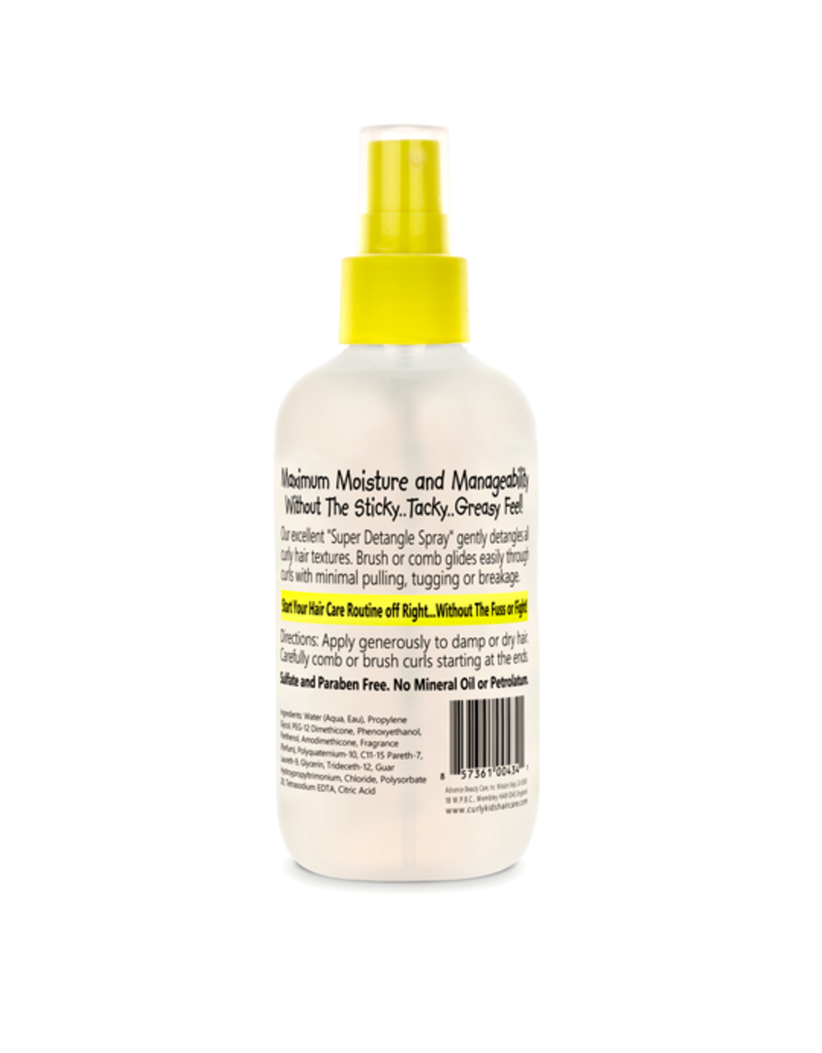 CURLY KIDS SUPER DETANGLE SPRAY 6OZ