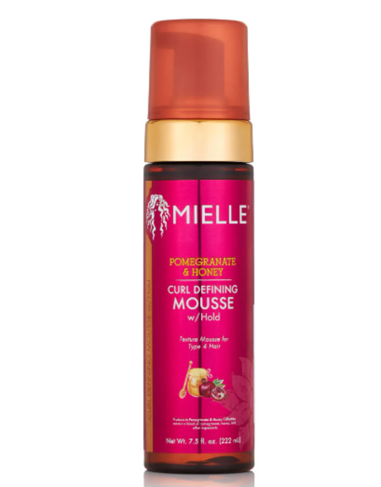 MIELLE ORGANICS POMEGRANATE & HONEY CURL DEFINING MOUSSE 7.5OZ