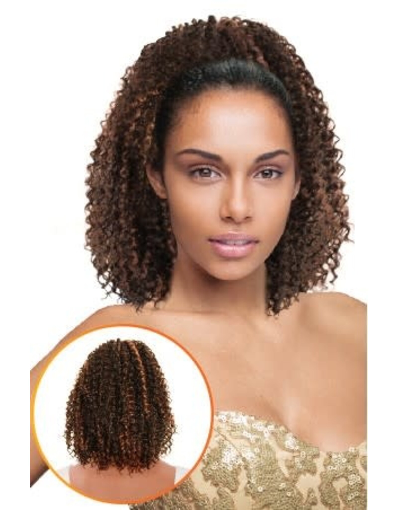 MAGIC BEGONIA DRAWSTRING PONYTAIL