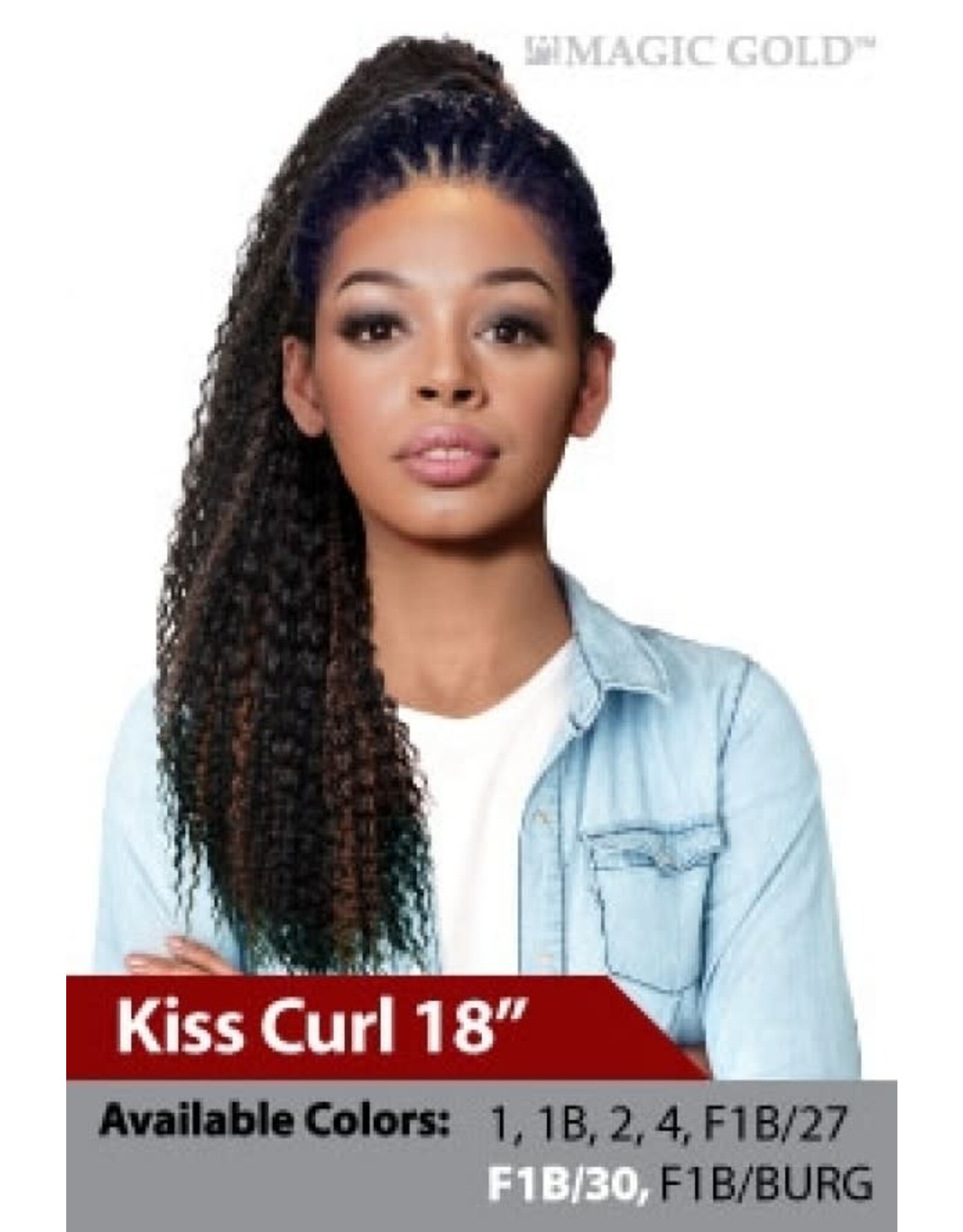MAGIC KISS CURL 18" DRAWSTRING PONYTAIL