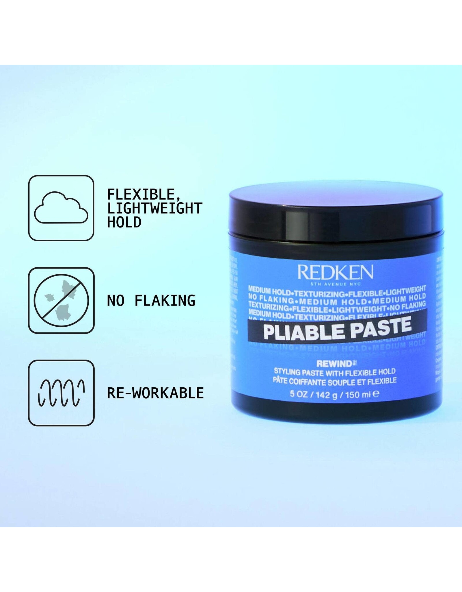 REDKEN PLIABLE PASTE - REWIND 150ML