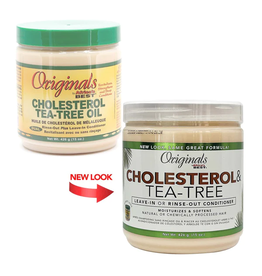 AFRICA'S BEST ORIGINALS CHOLESTEROL & TEA-TREE LEAVE-IN OR RINSE-OUT CONDITIONER