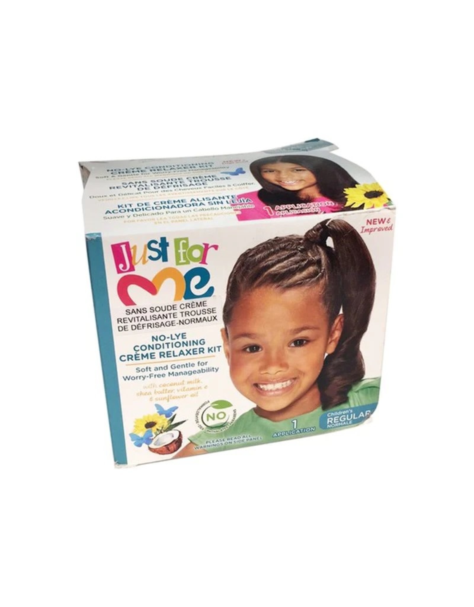 SOFT & BEAUTIFUL JUST FOR ME NO-LYE CONDITIONING CREME RELAXER KIT