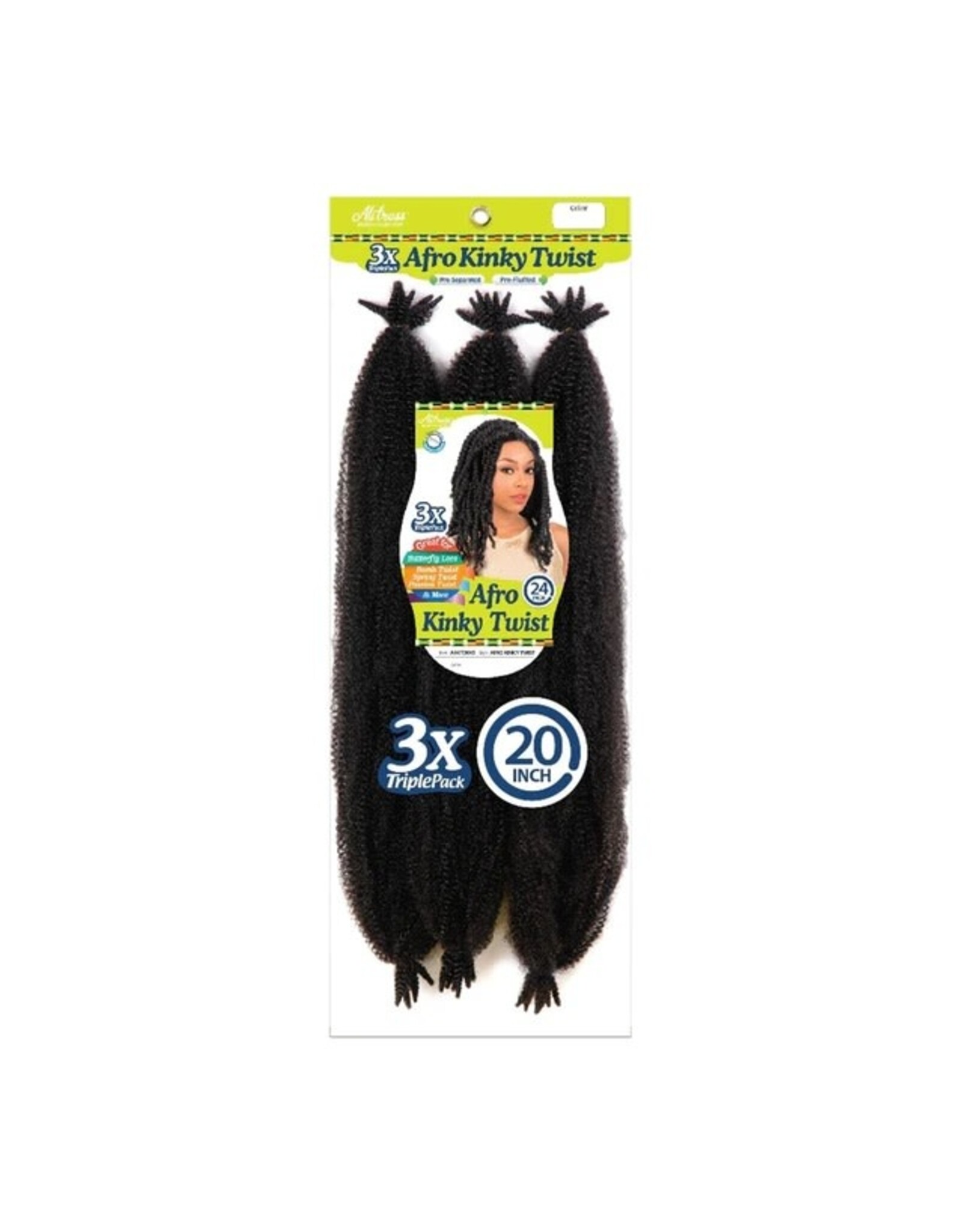 ALITRESS 3X AFRO KINKY TWIST 24"