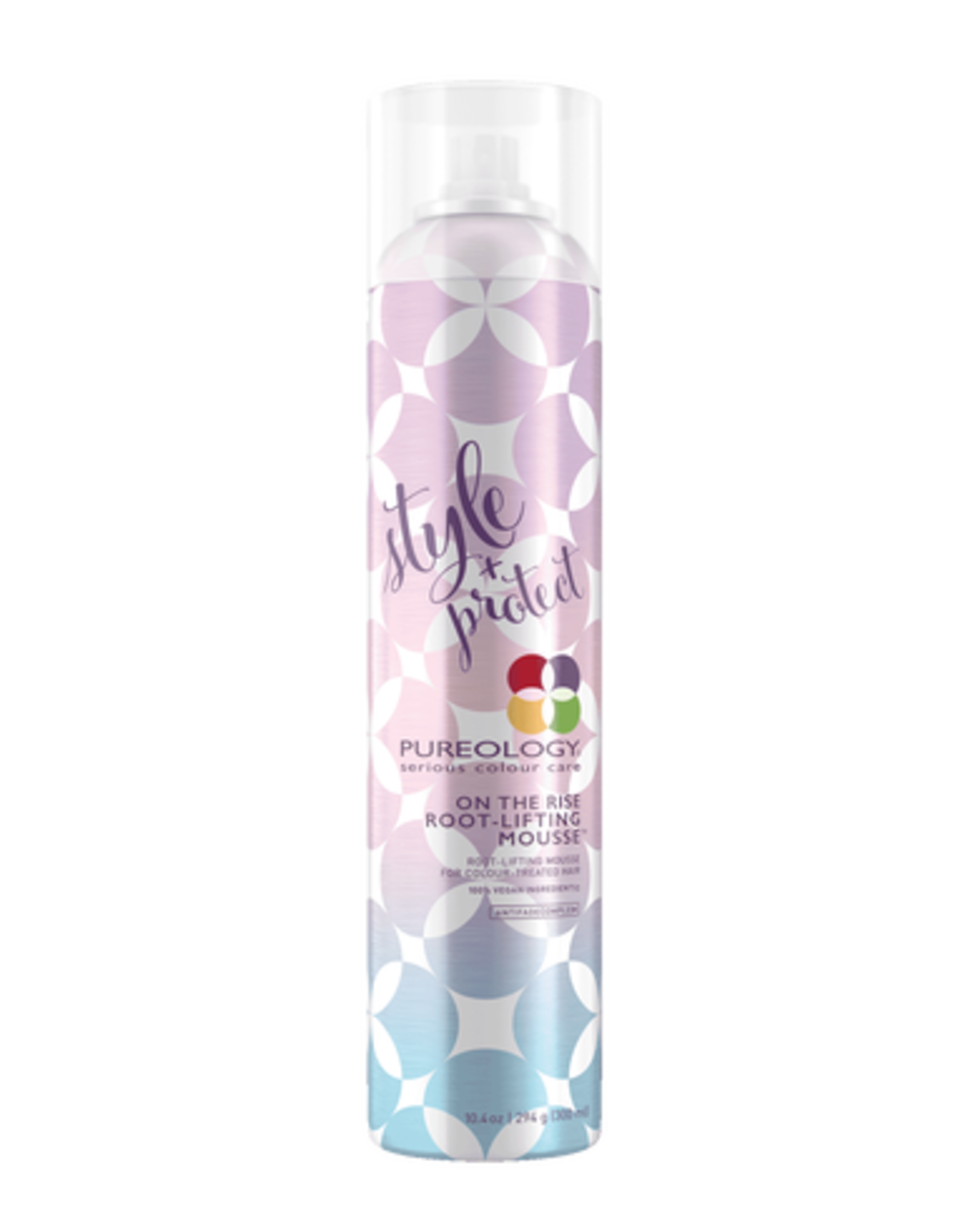 PUREOLOGY STYLE + PROTECT ON THE RISE ROOT-LIFTING MOUSSE 10.4OZ
