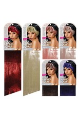 ANNIE MS. REMI SAPPHIRE STRETCHY SILKY EDGE LAYING SCARF