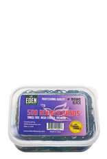 BLACK RUBBER BANDS 500pc