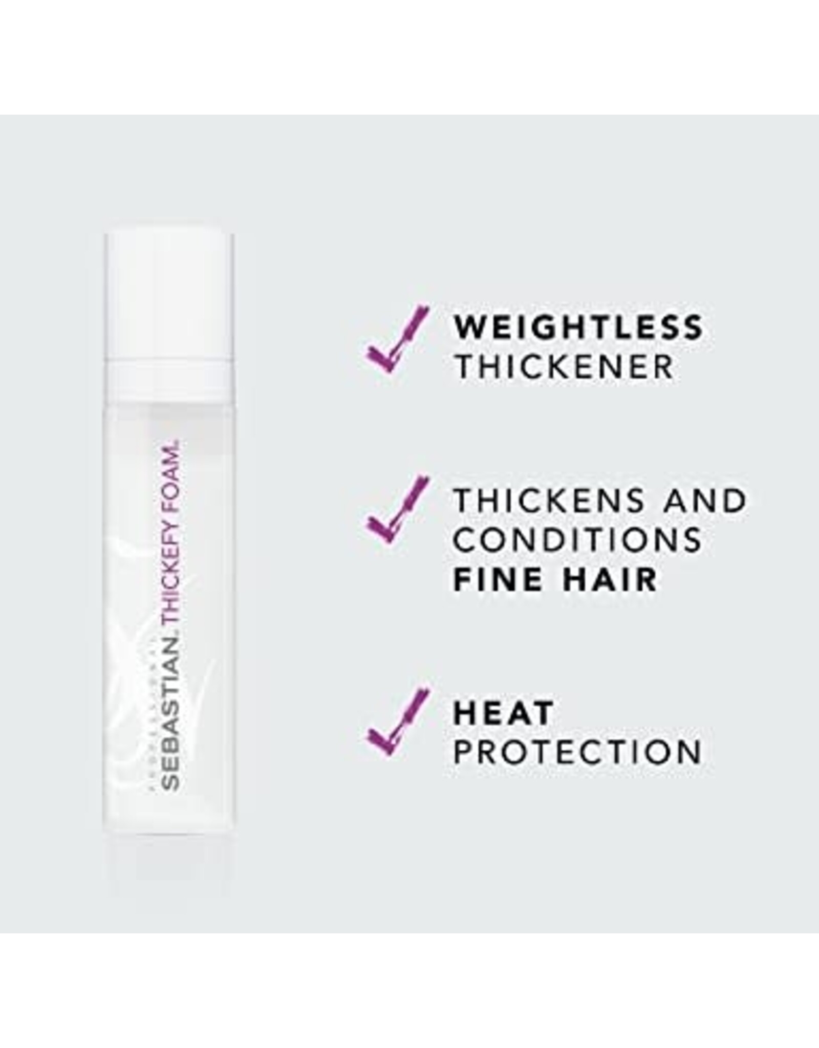 SEBASTIAN THICKEFY FOAM WEIGHTLESS THICKENER 190ML
