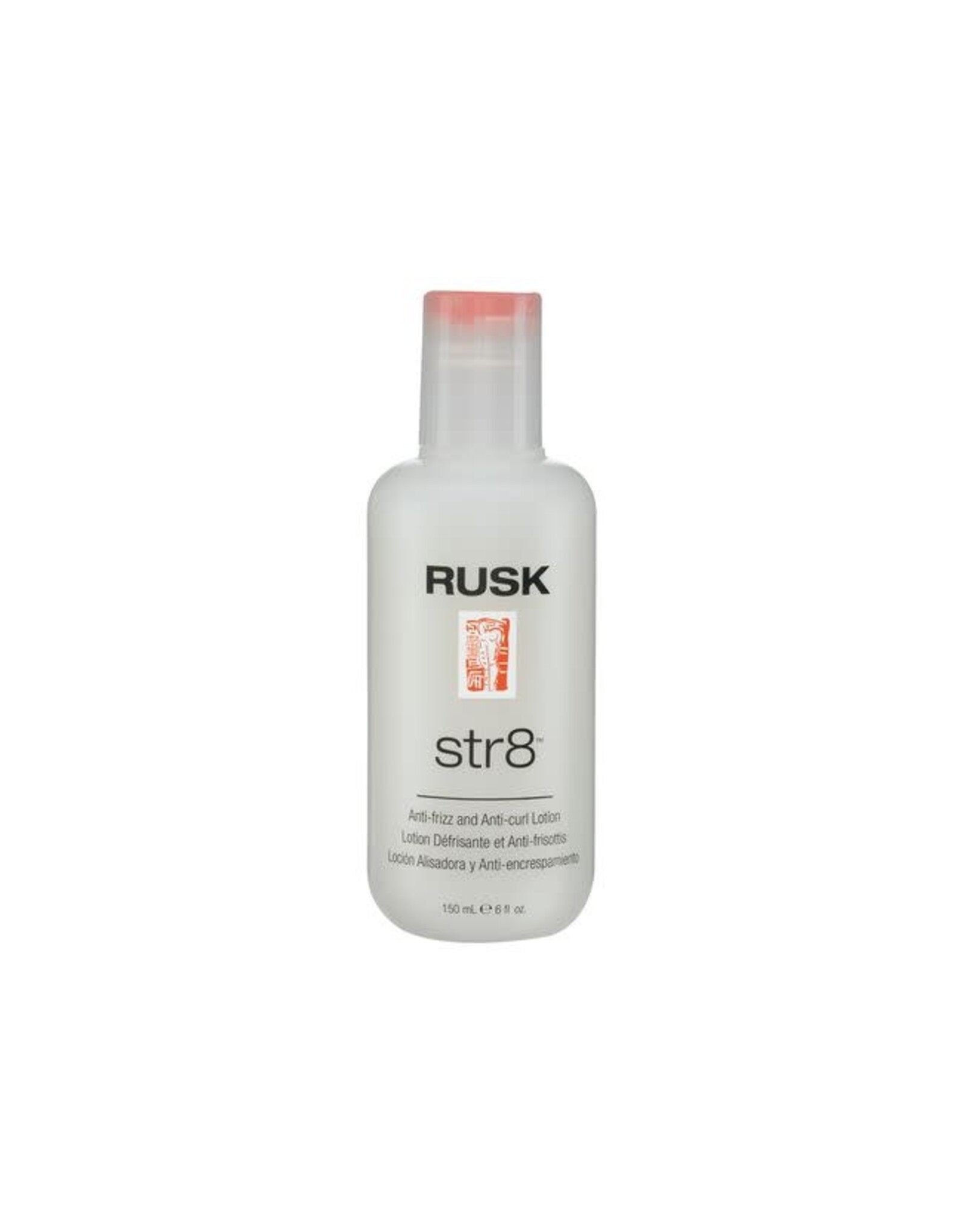 RUSK STR8 ANTI-FRIZZ AND ANTI-CURL LOTION 6OZ