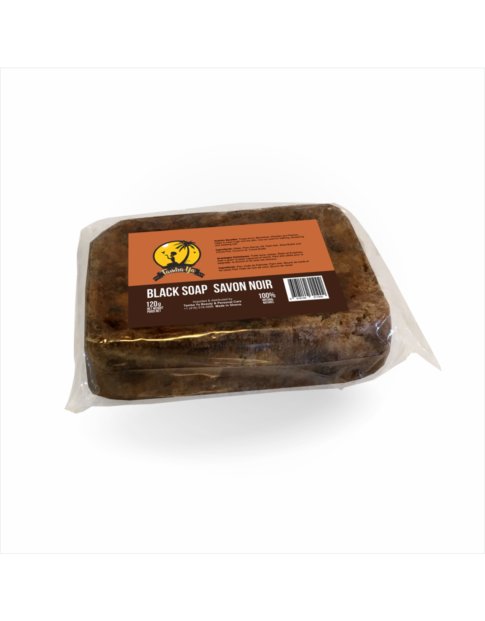 TAMBA YA BLACK SOAP SQUARE 120G