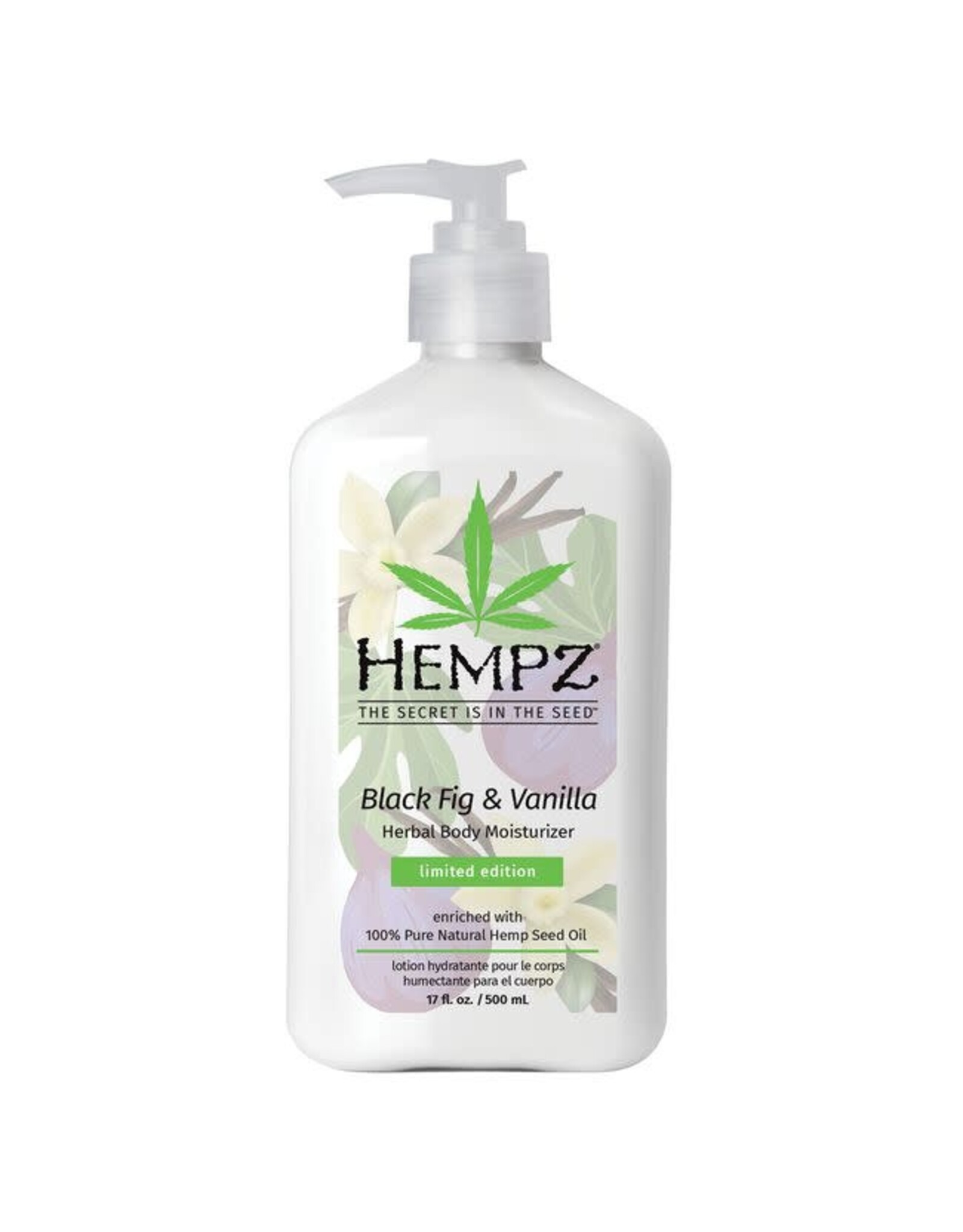 HEMPZ BLACK FIG & VANILLA HERBAL BODY MOISTURIZER 17OZ