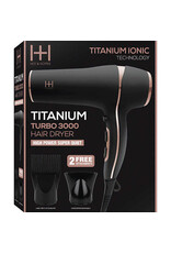 HOT & HOTTER TITANIUM TURBO 3000 HAIR DRYER