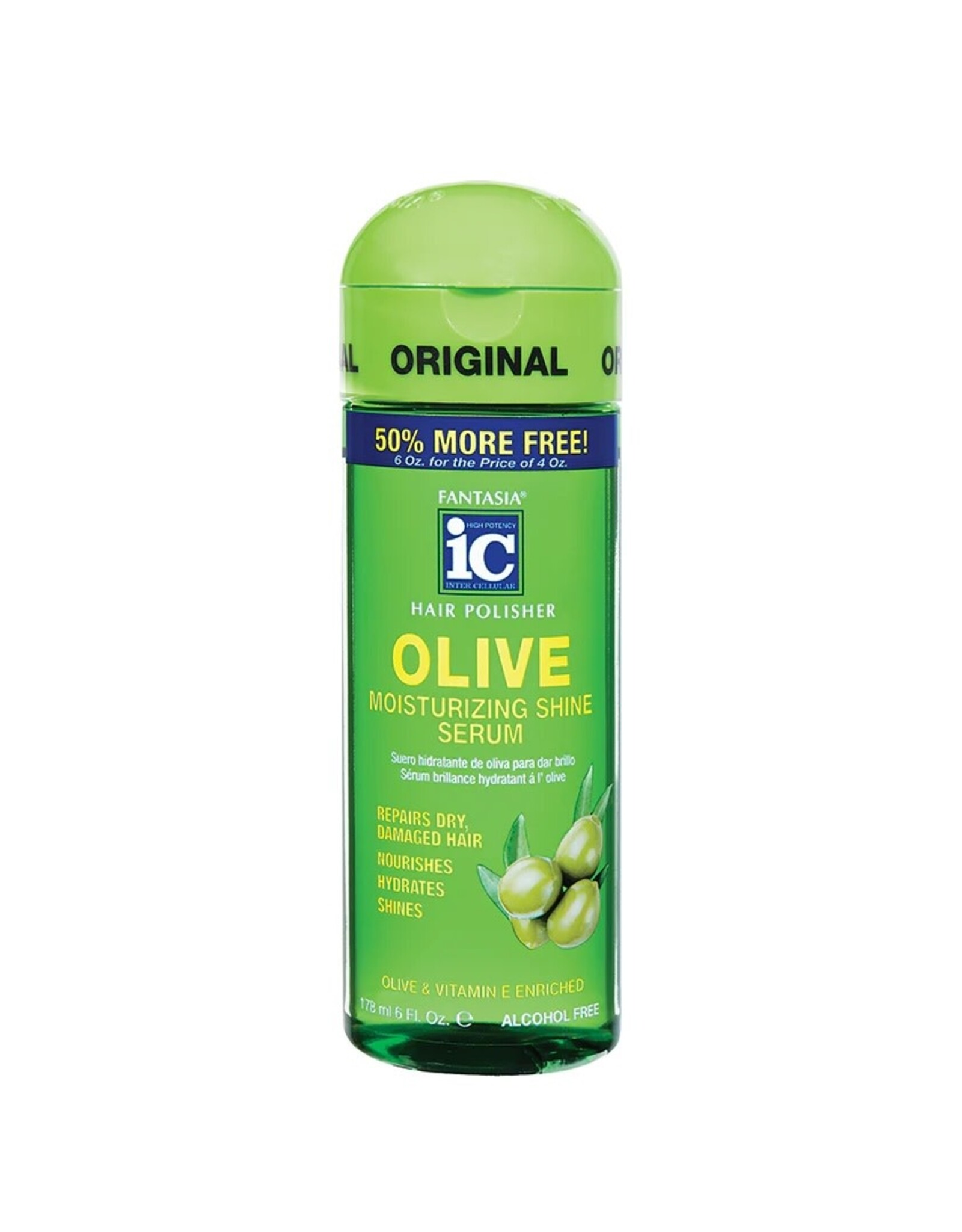 IC FANTASIA OLIVE OIL SHINE SERUM 6OZ