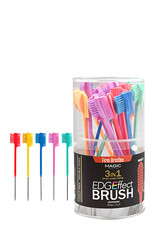ANNIE EDGE EFFECT BRUSH 3-IN-1 PINTAIL EDGE BRUSH & COMB - FIRM BRISTLES