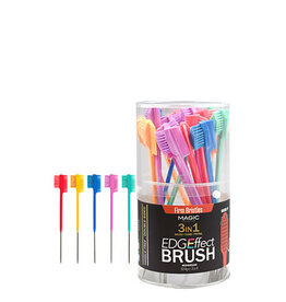 ANNIE EDGE EFFECT BRUSH 3-IN-1 PINTAIL EDGE BRUSH & COMB - FIRM BRISTLES