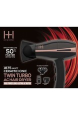 HOT & HOTTER 1875 WATT CERAMIC IONIC DUAL TURBO AC HAIR DRYER