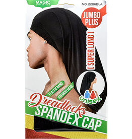 MAGIC DREADLOCKS SPANDEX CAP - BLACK