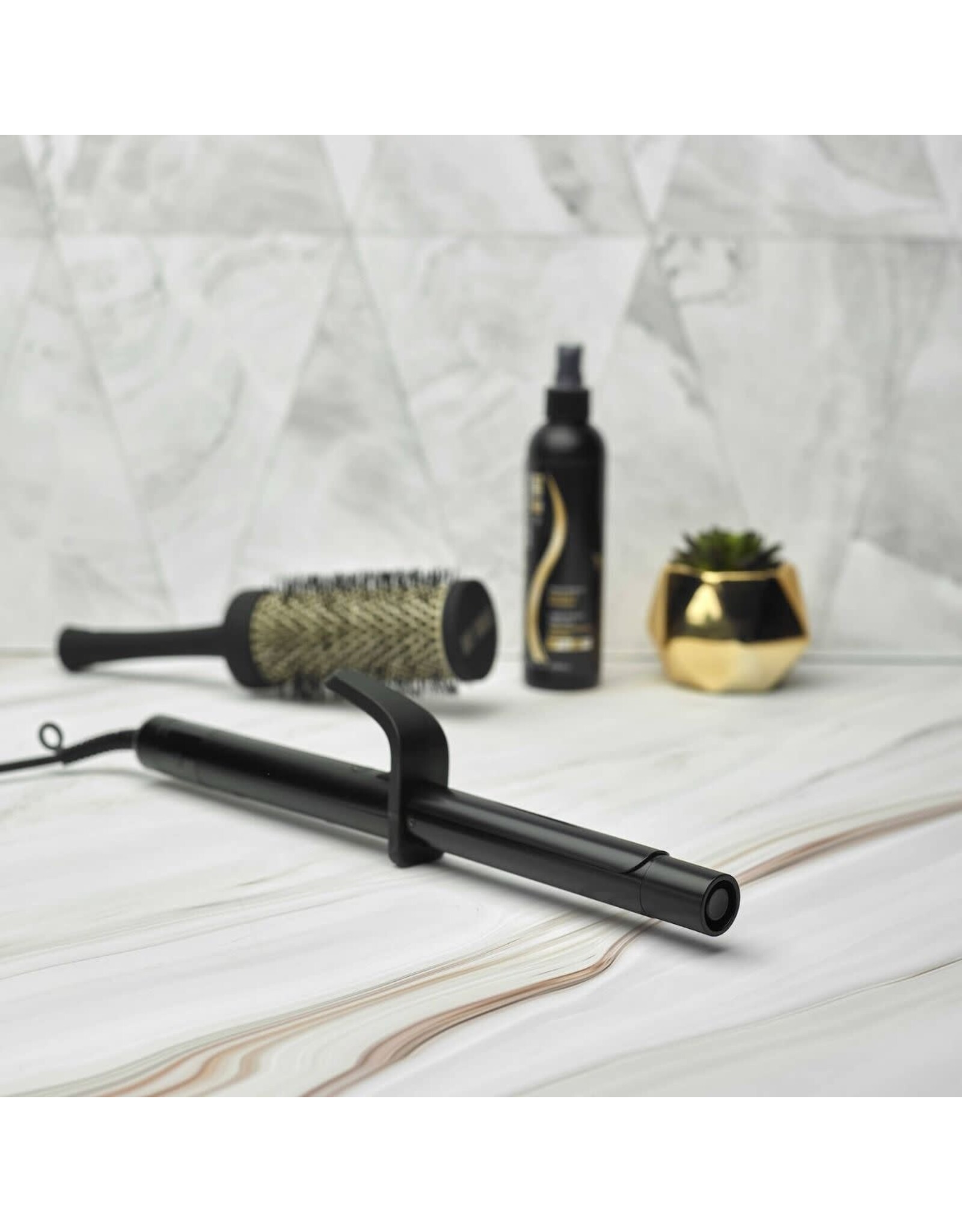 HOT TOOLS PRO ARTIST BLACK GOLD SALON CURLING IRON