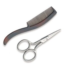 ULTRA MUSTACHE SCISSORS & COMB