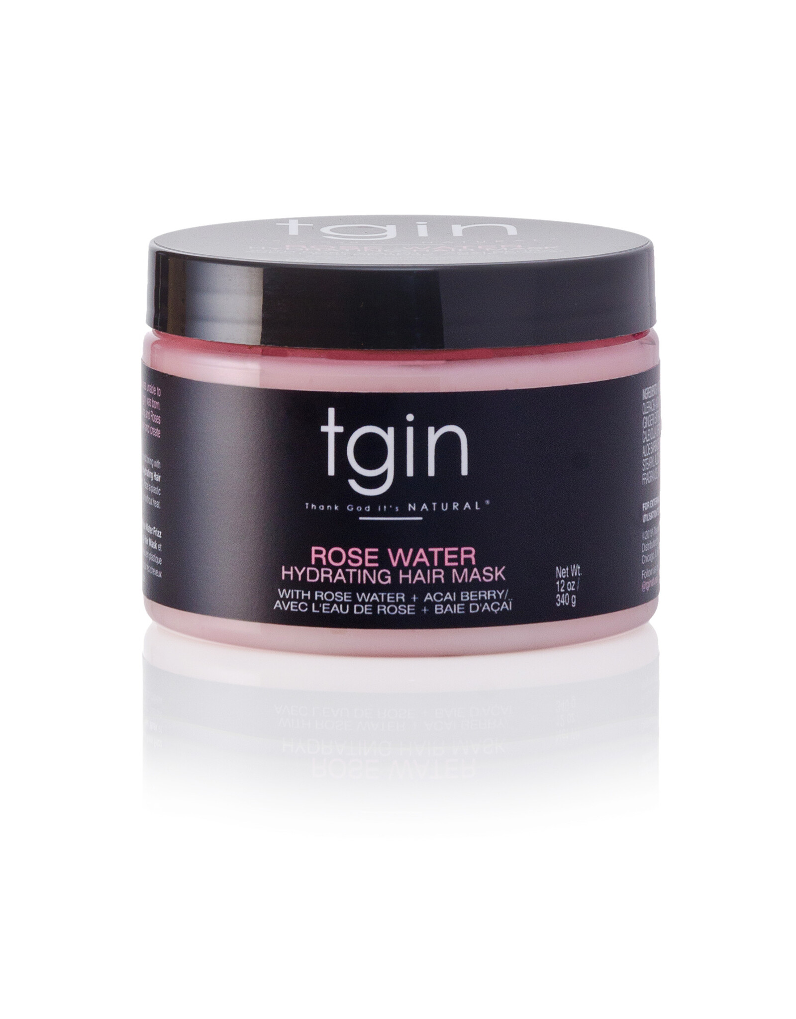 THANK GOD IT'S NATURAL ROSE WATER HYDRATING HAIR MASK 12OZ