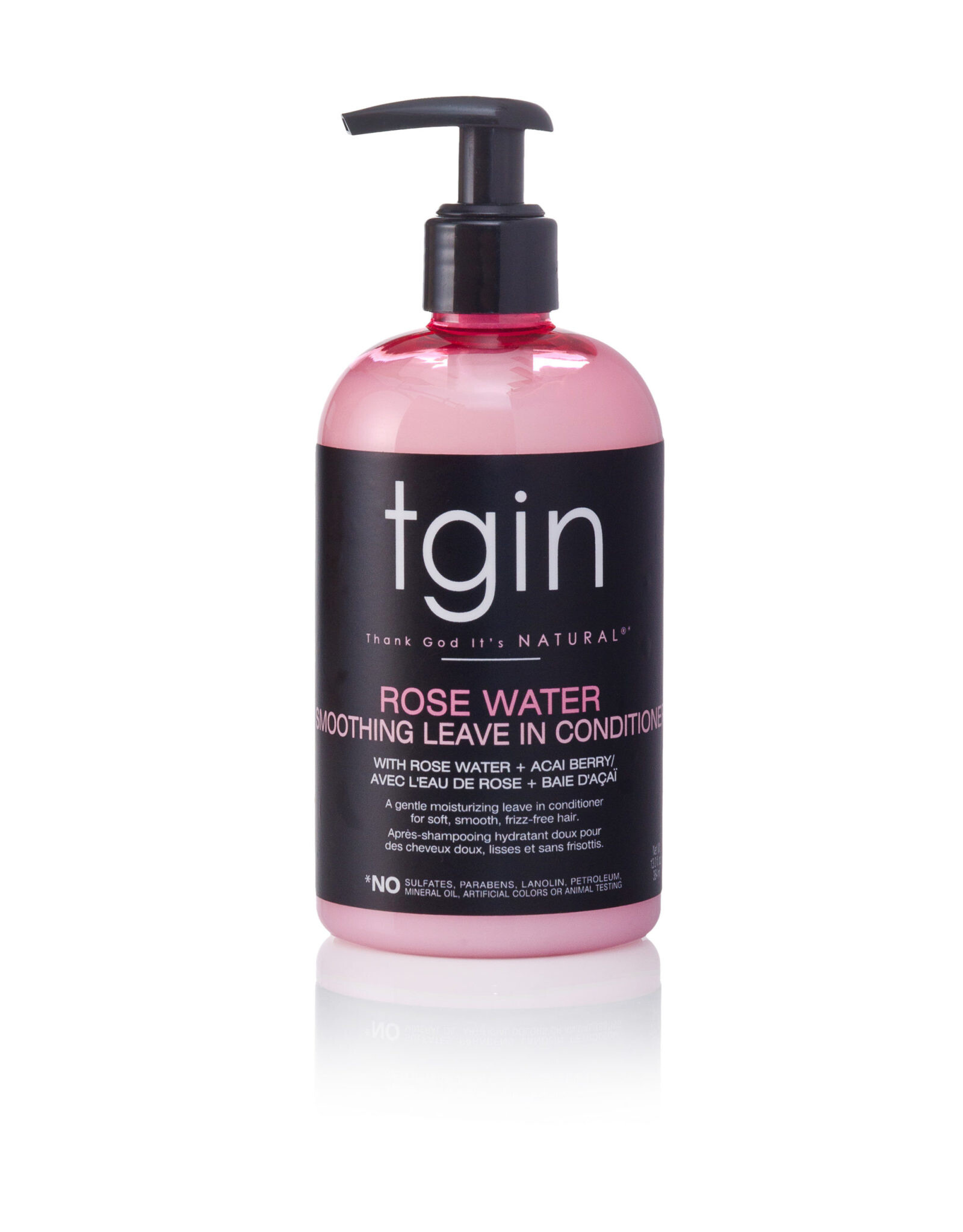 THANK GOD IT'S NATURAL ROSE WATER SMOOTHING LEAVE IN CONDITIONER 13OZ