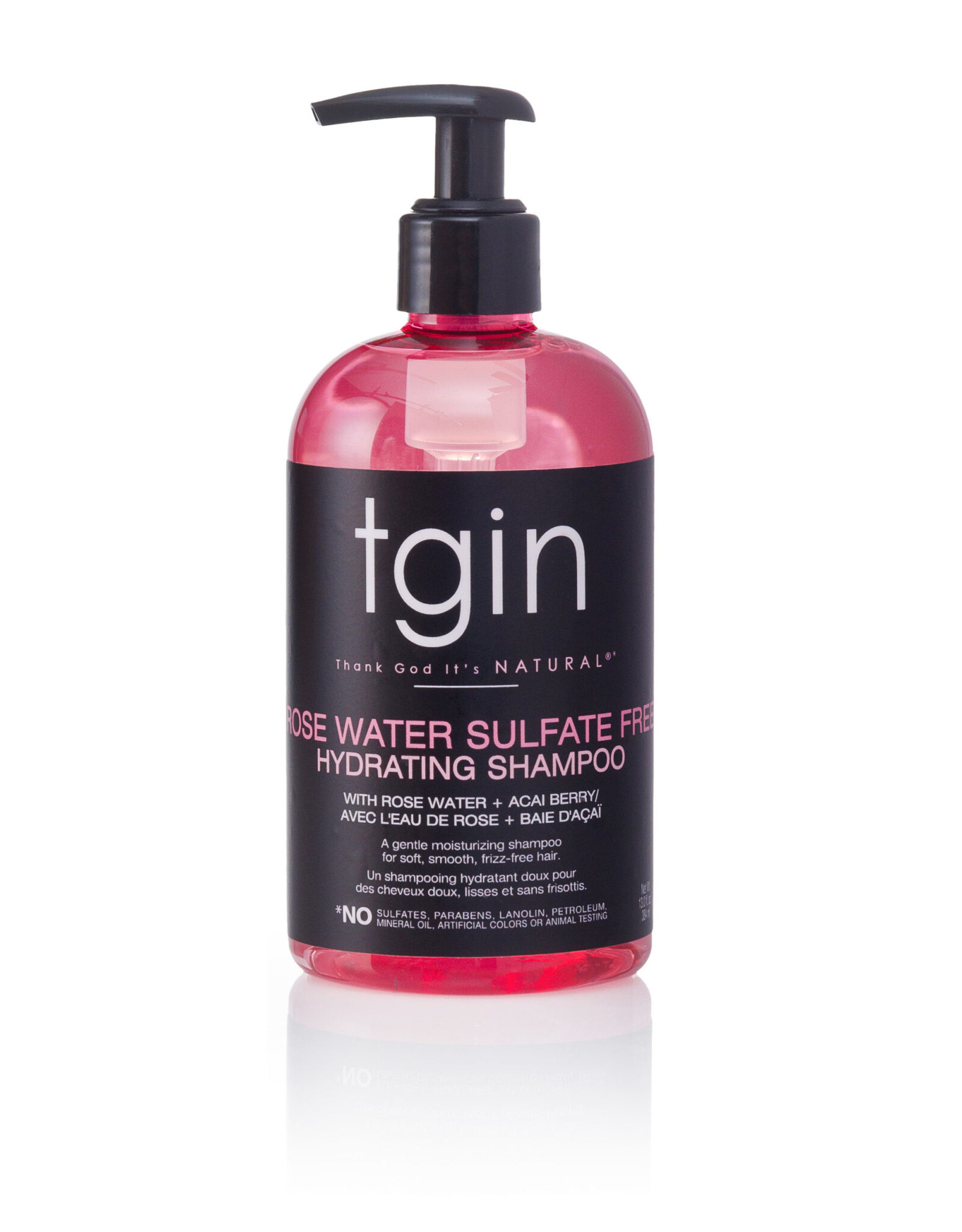 THANK GOD IT'S NATURAL ROSE WATER SULFATE FREE HYDRATING SHAMPOO 13OZ